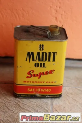 Nabízím plechovku od oleje Madit oil super Top stav