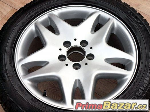 17" Alu kola == 5x112 == MERCEDES = W220 – ZIMNÍ PNEU – fotografie 1