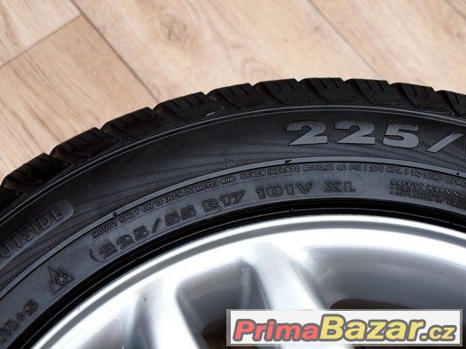 17" Alu kola == 5x112 == MERCEDES = W220 – ZIMNÍ PNEU – fotografie 4