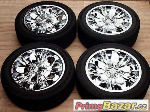 20" Alu kola == 5x112 + 5x114,3== DIABLO = CHROM PECKY – fotografie 5