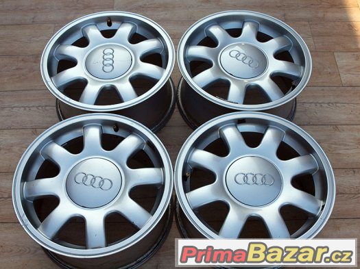 15" Alu kola == 5x112 == AUDI – ORIGINÁL SADA - TOP – fotografie 4