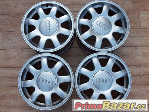 15" Alu kola == 5x112 == AUDI – ORIGINÁL SADA - TOP – fotografie 5