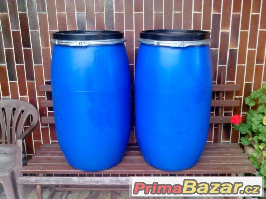 plastové sudy 150 l + 200l – fotografie 1