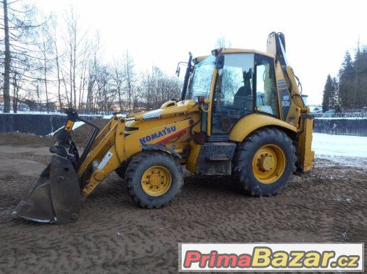 Prodám traktorbagr Komatsu WB93R – fotografie 4