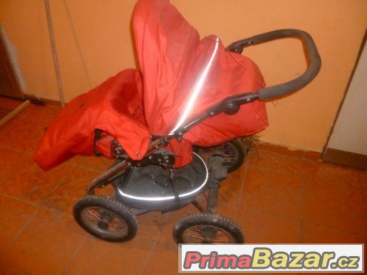 Kočárek trojkombinace Mikrus Alu sport + autosedačka – fotografie 4