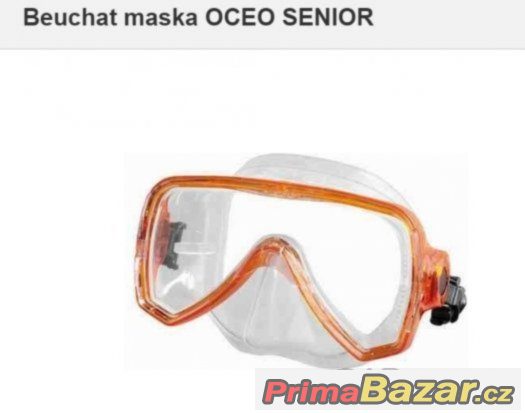 Potápěčská maska (brýle) OCEO SENIOR – fotografie 1