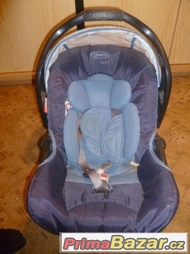 Autosedačka Graco 0-11kg tmavě modrá, vložná taška Graco – fotografie 2