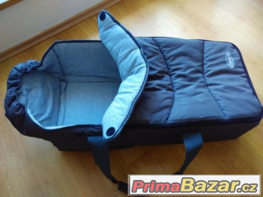 Autosedačka Graco 0-11kg tmavě modrá, vložná taška Graco – fotografie 5