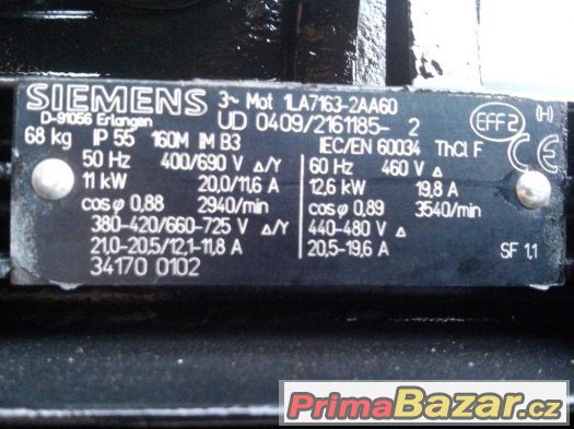 Motor 11 Kw, 2940 ot/min – fotografie 3