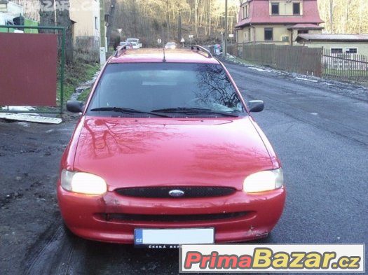 ford escort 1,6 16v combi 1998 červená – fotografie 1