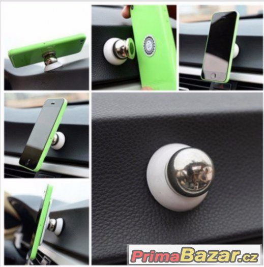 Univerzální magnetický držák navigace, mobilu, tabletu až 7“ – fotografie 1