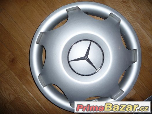 Poklice na kola MERCEDES-BENZ, originál, 3 ks – fotografie 2