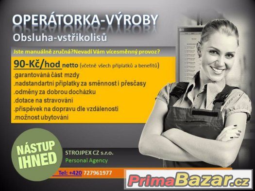 Operátorka do výroby – fotografie 1