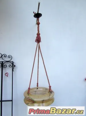 Starozitny lustr, prumer 35cm