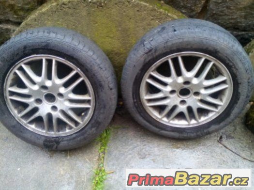 Prodám alu kola 4x108 FORD PEUGEOT 195/60/15 – fotografie 2