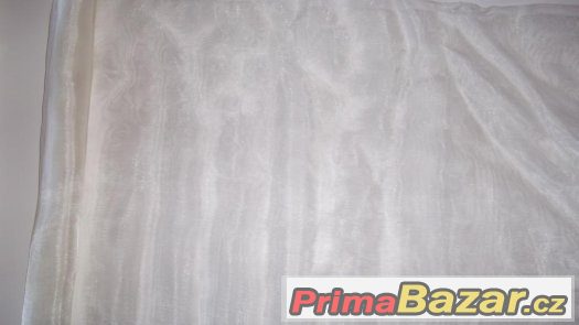zbytková organza ivory – fotografie 3