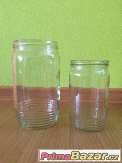 ZAVAŘOVACÍ SKLENICE  PO 2,-KČ/KUS – fotografie 1