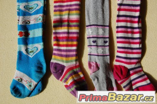 4x punčocháče, 3-4 roky – fotografie 2