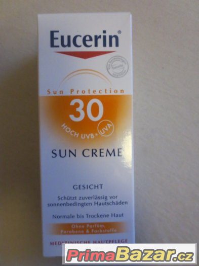 Eucerin Sun - opalovací krém na obličej SPF30 50ml – fotografie 1