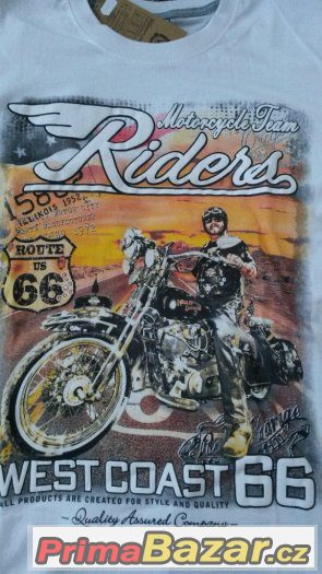 Prodám tričko s nápisem HARLEY DAVIDSON, ROUTE 66 – fotografie 2