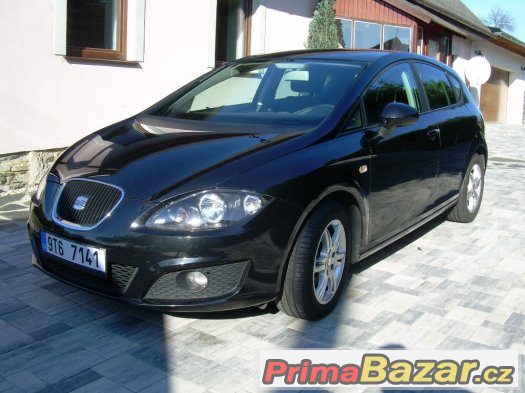 Seat Leon, 1.6TDi, 77kW, černý krasavec, vynikající stav – fotografie 1