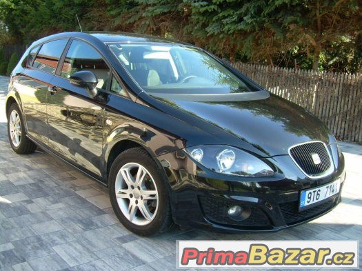 Seat Leon, 1.6TDi, 77kW, černý krasavec, vynikající stav – fotografie 2