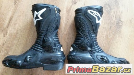 Prodám kožené boty na motorku ALPINESTARS GORE-TEX – fotografie 1