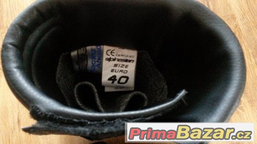 Prodám kožené boty na motorku ALPINESTARS GORE-TEX – fotografie 4