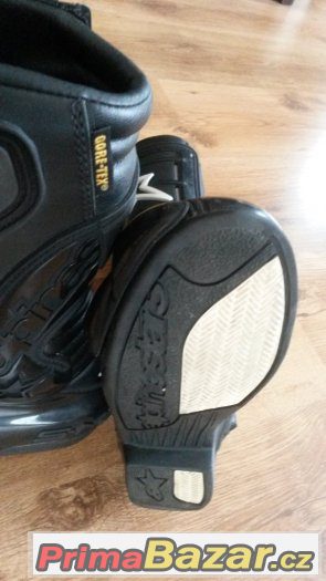 Prodám kožené boty na motorku ALPINESTARS GORE-TEX – fotografie 5