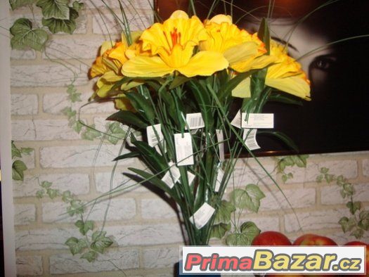 Umělá květina, NARCIS se zdobením, super cena – fotografie 3