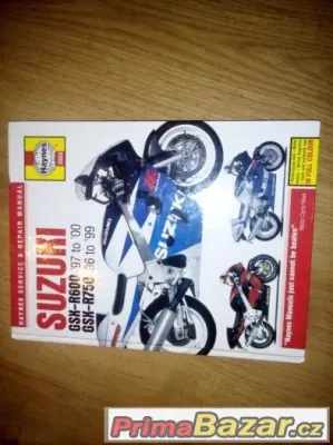 Suzukí gsxr 600 a 750 srad - kniha s překladačem na opravu