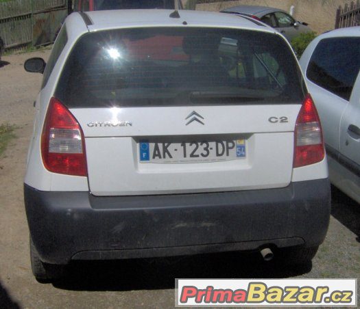 Citroen C2 1.4HDi, r. v. 2007 - Náhradní díly – fotografie 1