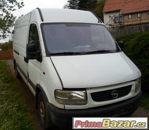 Opel Movano 2.8 DTI rok 2001 - Náhradní díly – fotografie 1