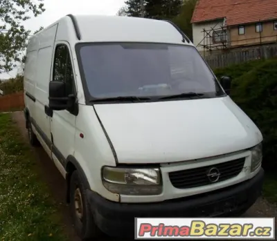 Opel Movano 2.8 DTI rok 2001 - Náhradní díly