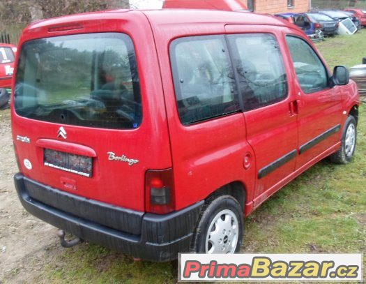 Citroen Berlingo (Peugeot Partner) 1,9D - Veškeré díly – fotografie 2