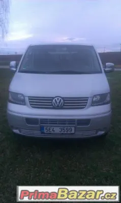 VW Transporter T5, 9 míst,klimatizace,2.5 Tdi 96 kw
