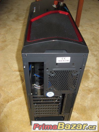 PC case C-Tech Ladon, GC-04 (černo/červená) – fotografie 2