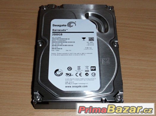 HDD Seagate Barracuda 2000GB (2TB) 3,5“, SATA – fotografie 1