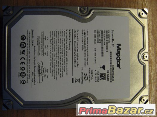 Maxtor DiamondMax 22 500GB (STM3500320AS) – fotografie 1
