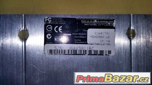 Iomega MDHD500 EXTERNÍ BOX / Ramecek HDD 3,5" USB 2.0 / SATA – fotografie 4
