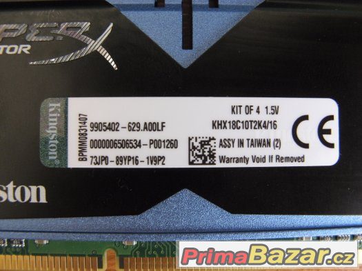 Kingston HyperX Predator 4GB 1866MHz DDR3 CL10 – fotografie 2