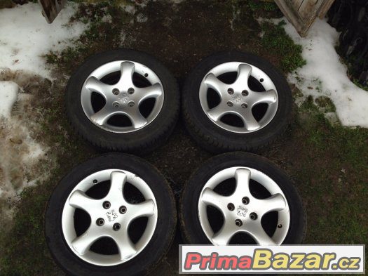 Alu disky 15" 4x108 P. 306 GTi – fotografie 1