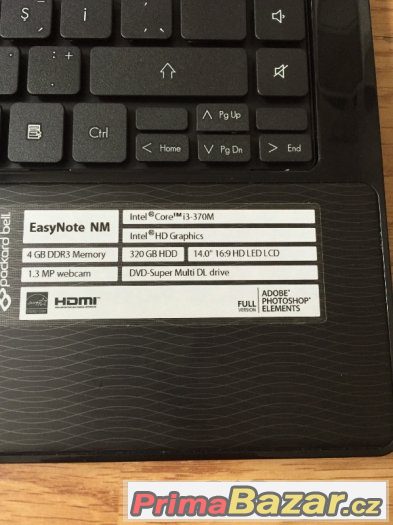 PackardBell, Core i3 4x2.40GHz, Intel HD, 4GB ram, 320GB – fotografie 4