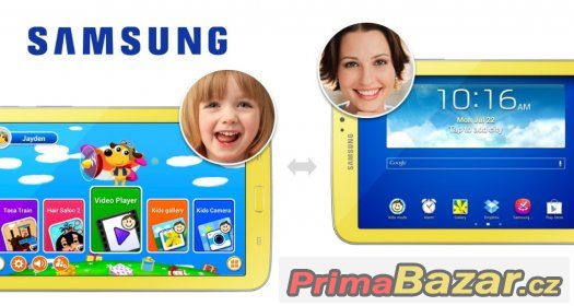SAMSUNG T210 Galaxy Tab 3 7.0 Kids 8GB Wifi Yellow – fotografie 1
