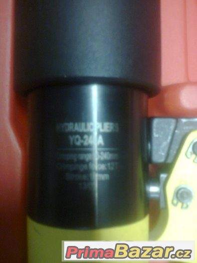 hydraulicke kleste na lisovani elektrikarskych koncovek – fotografie 3