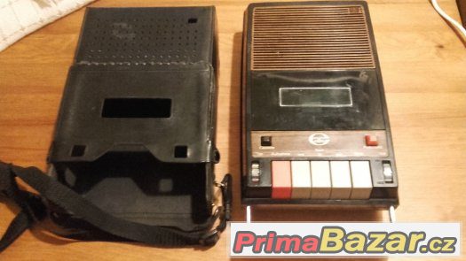 Vintage magnetofon ELITE, 70. léta, koženkové pouzdro – fotografie 2