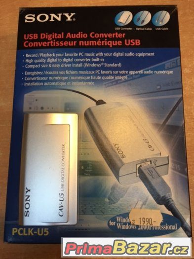 Prodám USB DIGITAL AUDIO KONVERTOR – fotografie 1