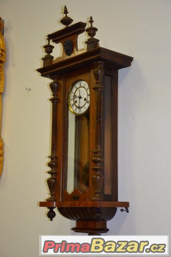 Starožitné řezbované hodiny Junghans r1905 – fotografie 3