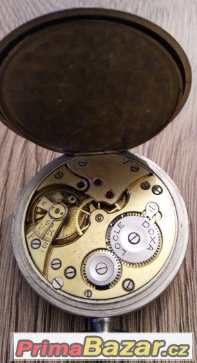 Starožitné 2-plášťové hodinky-DOXA Swiss made-TOP stav – fotografie 5