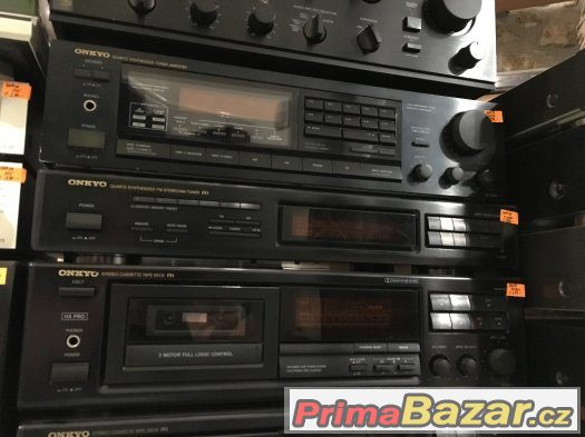 ONKYO Receiver TX-7520, Tuner T-4930, TapeDeck TA-2820 – fotografie 1